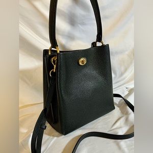 New Coach Charlie Leather Bucket Bag/ Handbag